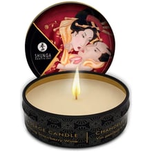 Масажна свічка Shunga MINI MASSAGE CANDLE - Sparkling Strawberry Wine (30 мл): Тип Свічка