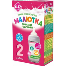 Смесь молочная сухая Малютка 2 от 6 до 12 мес. 350 г (4820199500060): Тип Смеси молочные