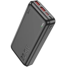 Внешний аккумулятор Hoco Power Bank 20000mAh J101A Astute 22.5W Black: Количество USB 3