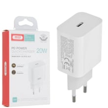 Зарядний пристрій XO USB-C Wall Charger 20W PD White (A829-120167C): Особливості Быстрая зарядка, USB-C