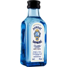 Джин Bombay Sapphire 0.05л 47% (PLK5010677710206): Об'єм, л 0.05