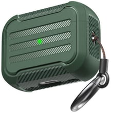 Чохол для навушників AhaStyle Rugged Protective with strap Midnight Green (X003KE4A7N) for AirPods Pro 2: Тип Чехол