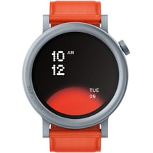 Смарт-годинник CMF by Nothing Watch Pro 2 Ash Grey Curved Bezel with Orange Leather Strap: Дисплей 1.32" AMOLED (466x466)