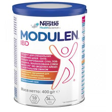 Суха лікувальна гіпоалергенна суміш Nestle Modulen Modulen IBD 400г (7613038772844): Тип Суміші спеціальні