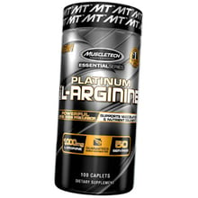 Амінокислота для спорту MuscleTech Platinum 100% L-Arginine 100 caps: Тип аргінін