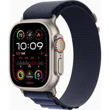 Apple Watch Ultra 2 GPS + Cellular 49mm Natural Titanium Case with Navy Alpine Loop - Small: Размер 49mm