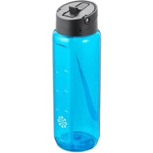 Фляга Пляшка NIKE TR RENEW RECHARGE STRAW BOTTLE 24 OZ Блакитно-чорна УНІ 709 мл (N.100.7642.445.24): Виробник Nike