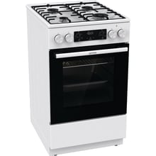 Плита комбінована Gorenje GK5C40WH: Тип варильної поверхні газова