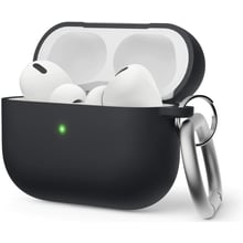 Чехол для наушников Elago Liquid Hybrid Hang Case Black (EAPP2RH-HANG-BK) for Apple AirPods Pro 2: Тип Чехол