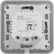 Вимикач Ajax LightCore 1-gang for LightSwitch Jeweler: undefined undefined