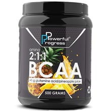 Амінокислота для спорту Powerful Progress BCAA 2: 1: 1 + Glutamine 500 g / 50 servings / Pineapple: Тип BCAA