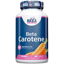 Haya Labs Natural Beta Carotene 20000 IU Бета-каротин 100 таблеток: Тип Бета-каротин