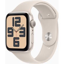 Apple Watch SE 2 2023 44mm GPS Starlight Aluminum Case with Starlight Sport Band - S/M (MRE43): Цвет Сияющая звезда (Starlight)