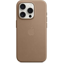 Чохол для iPhone Apple iPhone 15 Pro FineWoven Case with MagSafe - Taupe (MT4J3ZM/A): Колір коричневый