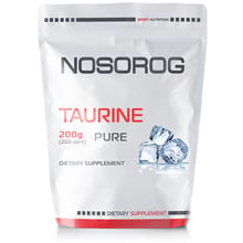 Амінокислота для спорту Nosorog Nutrition Taurine 200 g / 200 servings / Unflavored: Тип таурин