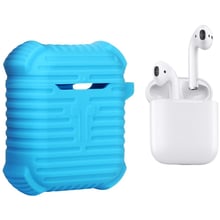 Чехол для наушников Becover Case Protective i-Smile with Belt Blue IPH1371 (702351) for Apple AirPods: Тип Чехол