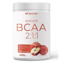 Амінокислота для спорту Sporter Instant BCAA 400 g /57 servings/ Apple: Тип BCAA