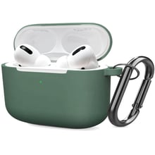 Чехол для наушников TPU Case with Belt Atrovirens for Apple AirPods Pro: Тип Чехол