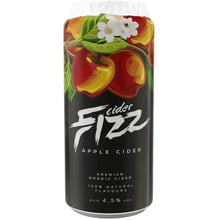 Упаковка сидра Fizz Apple 4.5% 0.5 л ж/б 24 шт. (4740098084440_24): Объем, л 12