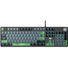 Клавіатура Aula F2088 PRO Plus 9 Green Keys KRGD Blue USB UA Black/Gray (6948391234892): Підключення проводное