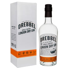 Джин Drebbel London Dry Gin gift box (WNH8712436141716): Об'єм, л 0.7