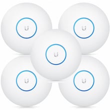 Точка доступу Wi-Fi Ubiquiti UniFi AC AP 5 pack (UAP-AC-PRO-5): Максимальна швидкість 1300 Мбит/с