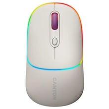 Мышь Canyon MW-22 Dual Band RGB Wireless Rice (CNS-CMSW22RC): Интерфейс подключения Bluetooth, Wireless