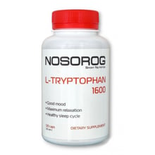 Амінокислота для спорту Nosorog Nutrition L-Tryptophan 1600 120 caps / 30 servings: Тип Триптофан