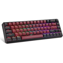 Клавиатура Motospeed Darmoshark K5 Gateron Red Red-Black (dmk5rbgr): Подключение беспроводное