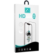 Захисне скло для iPhone ZK Premium Tempered Glass Full Screen Anti Static Black для iPhone 15: Колір чорний