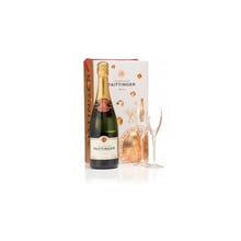 Шампанське Taittinger Brut Reserve + 2x glasses, gift box (0,75 л) (BW8460): Об'єм, л 0.75