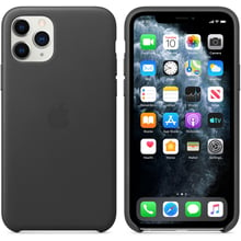 Аксесуар для iPhone Apple Leather Case Black (MX0E2) for iPhone 11 Pro Max: Колір чорний