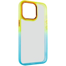 Аксесуар для iPhone TPU Case TPU+PC Fresh Sip Turquoise/Orange for iPhone 14 Pro Max: Колір оранжевый