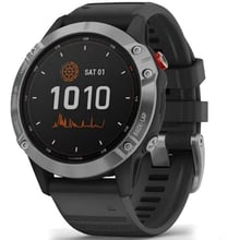 Смарт-часы Garmin Fenix 6 Solar Silver with black band (010-02410-00): Производитель Garmin