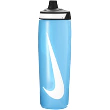 Фляга Пляшка Nike REFUEL BOTTLE 24 OZ Блакитно-чорно-білий Уні 709 мл (N.100.7666.422.24): Виробник Nike