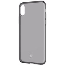 Аксесуар для iPhone Baseus Simple Transparent Black (ARAPIPH65-B01) for iPhone Xs Max: Колір чорний