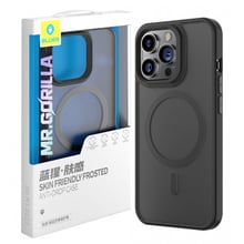 Аксесуар для iPhone Blueo Skin Friendly Frosted Anti-Drop Case MagSafe Black для iPhone 14 Pro: Колір черный