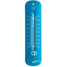 Термометр вуличний/кімнатний TFA метал синій 192х50 мм