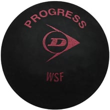 М'яч для сквошу Dunlop Progress 1 червона точка (PROGRESS): undefined undefined