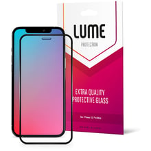 Аксесуар для iPhone LUME Protection 2.5D Silk Narrow Border Black (LU25D67B) for iPhone 12 Pro Max: Колір чорний