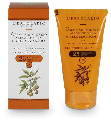 Крем сонцезахисний L'Erbolario Crema Solare Viso All'Aloe Vera And Alla