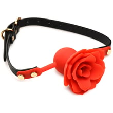 Кляп Master Series Blossom Silicone Rose Gag - Red: Виробник Master Series