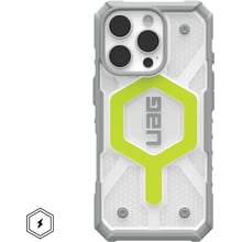 Чехол для iPhone Urban Armor Gear UAG Pathfinder Clear Magsafe Active Neon (114464118181) for iPhone 16 Pro: Цвет серый