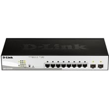 Сетевой коммутатор D-Link DGS-1210-08P: Порты только Gigabit Ethernet (10/100/1000)