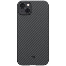 Аксесуар для iPhone Pitaka MagEZ Case 3 Twill 1500D Black/Grey (KI1401) для iPhone 14: Колір черный