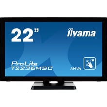 Монитор iiyama T2236MSC-B2AG: Покрытие экрана антибликовое