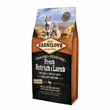 Сухий корм Carnilove Fresh Ostrich & Lamb для собак малих порід 6 кг (8595602527496): Тип Сухий корм