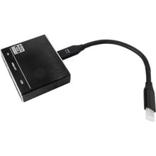 Кабель і перехідник Extradigital Type C - HDMI 4K 60Hz / USB / Type C (KBH1802): Тип адаптер