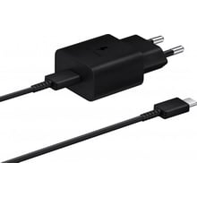 Зарядное устройство Samsung USB-C Wall Charger with Cable USB-C 15W Black (EP-T1510XBEGRU): Особенности Быстрая зарядка, USB-C