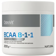 Амінокислота для спорту OstroVit BCAA 8-1-1 200 г / 40 servings / Natural: Тип BCAA